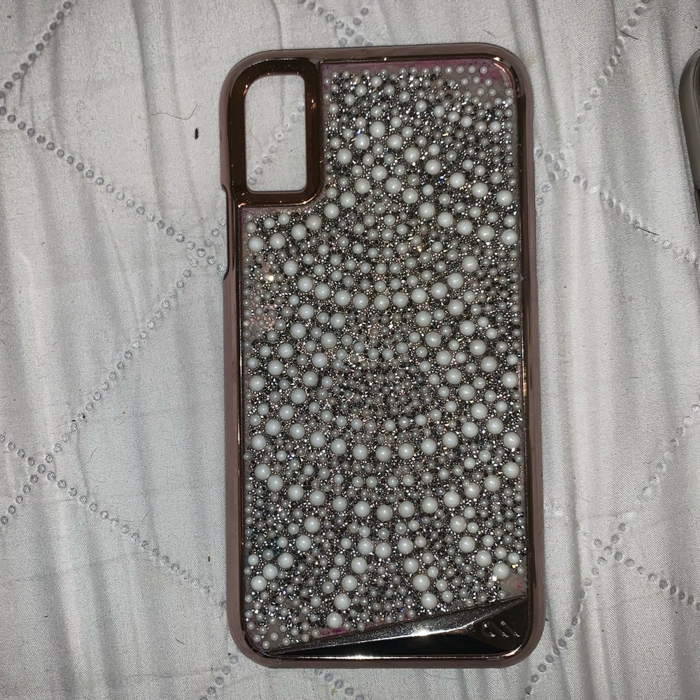 Pearl And Sparkle iPhone X/Xs case